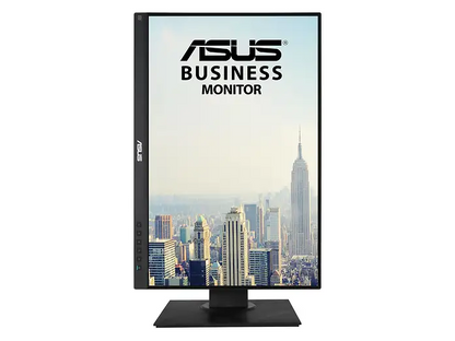 „ASUS Business Monitor mit schwarzem Rahmen, ins Hochformat gedreht“