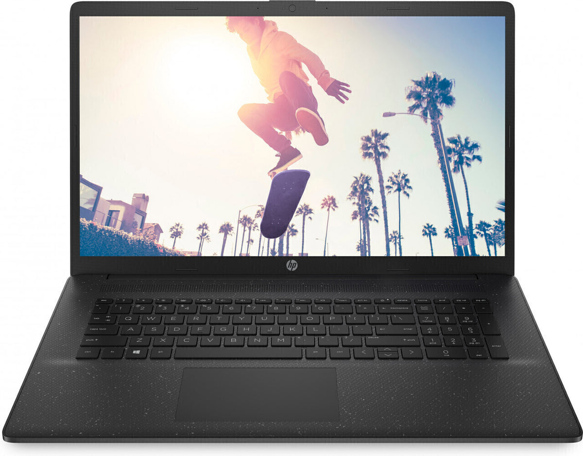 HP Notebook | 17,3" | Intel N4500 | 2 x 2.80 GHz | 16 GB RAM | 256 GB SSD | Win 11 Pro | Schwarz